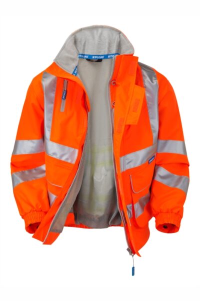 Pulsar PR515 Protect Hi Vis Mesh Lined Bomber Jacket