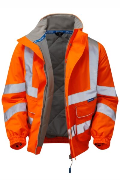 Pulsar PR496 Protect Hi Vis Padded Bomber Jacket