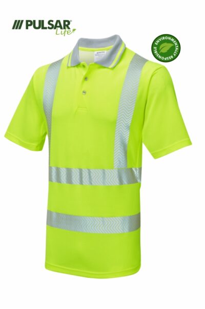 Pulsar LFE900 Life Mens Hi Vis Polo Shirt
