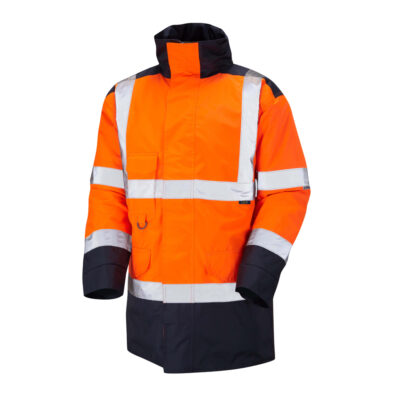 Leo Hi Vis A01 Tawstock EcoViz 4K Baffle Lined Jacket
