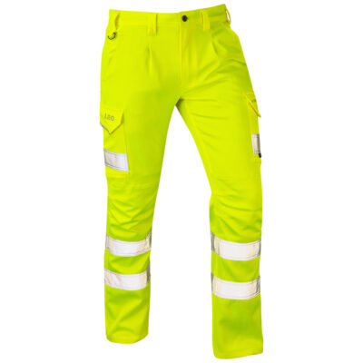 Leo Hi Vis CT04 Kingford EcoViz Stretch Cargo Trouser