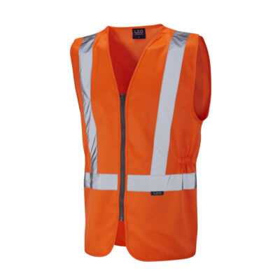 Leo Hi Vis W16 Copplestone EcoViz PC Railway Plus Waistcoat