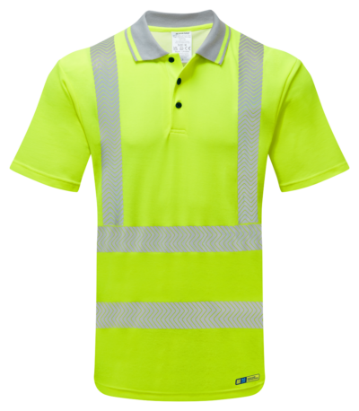 Pulsar LFE923 Life Mens Hi-Vis Short Sleeve  Polo Shirt