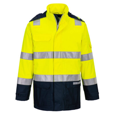 FR605 Bizflame  Rain+ Hi-Vis Light Arc Jacket