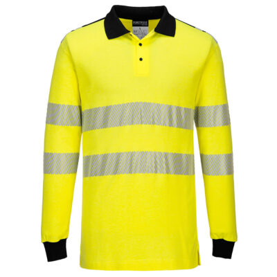 FR702 PW3 Flame Resistant Hi-Vis Polo Shirt