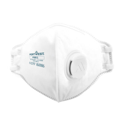 P351 FFP3 Valved Dolomite Fold Flat Respirator (Pk20)