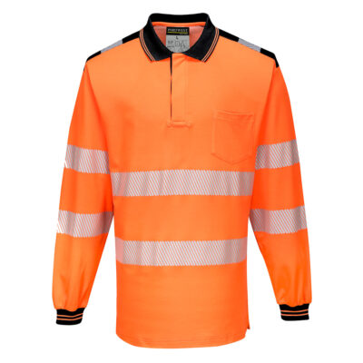 T184 PW3 Hi-Vis Cotton Comfort Polo Shirt L/S