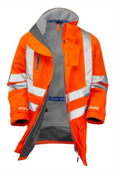 Pulsar PR499 Protect Hi Vis Mesh Lined Storm Coat