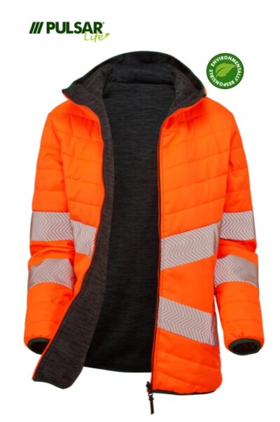 Pulsar LFE913 Life Mens Hi Vis Reversible Puffer Jacket