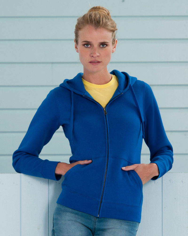 Russell Ladies Authentic Zipped Hoodie