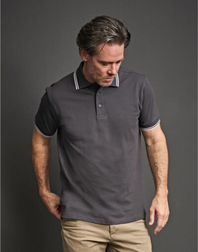 Tee Jays TJ1407 Stripe Stretch Polo Shirts