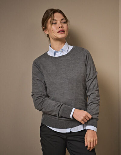 Tee Jays TJ6006 Wms Crew Neck Knitted Jumper