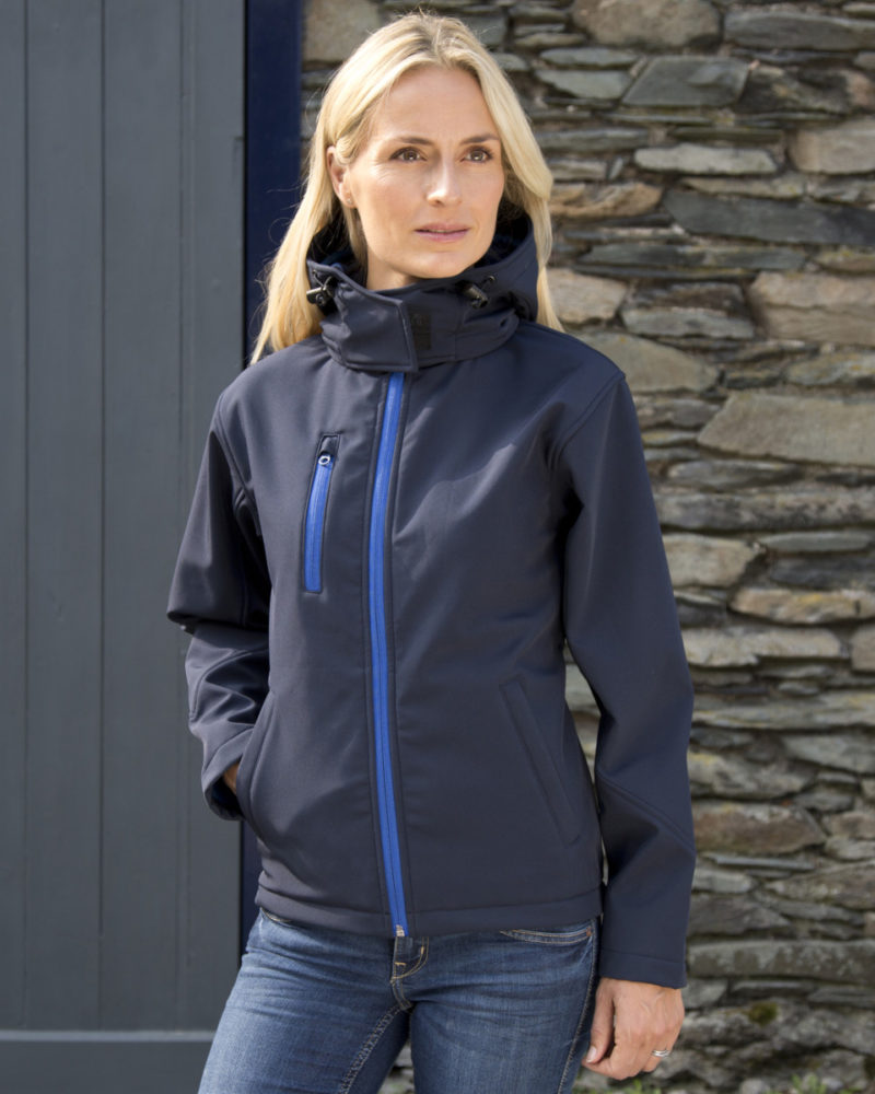 Result Ladies' Hooded TX Performance Softshell Jacket