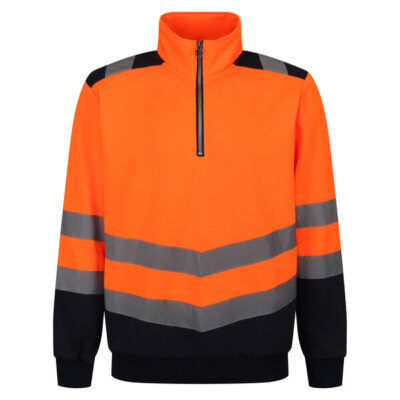 TRF670 Hi-Vis 2-tone Quarter-Zip Top